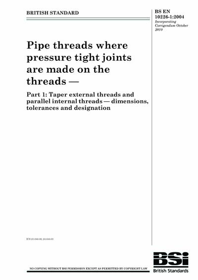 Standards PDF Cover Page