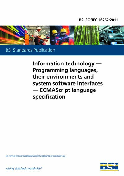 Standards PDF Cover Page