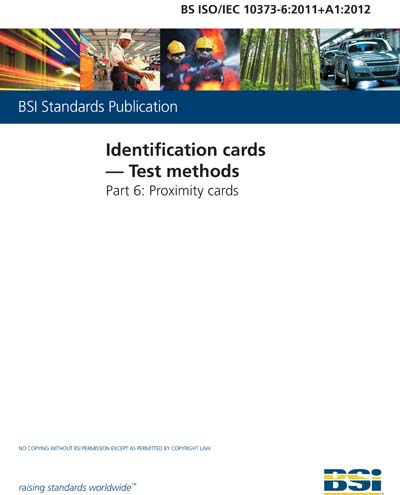 Standards PDF Cover Page