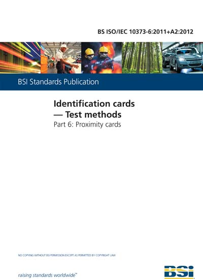 Standards PDF Cover Page