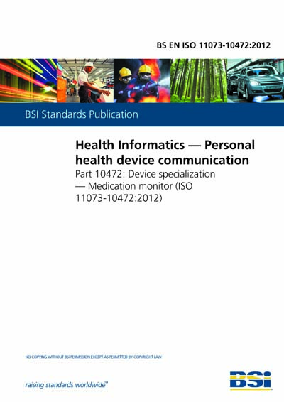 Standards PDF Cover Page