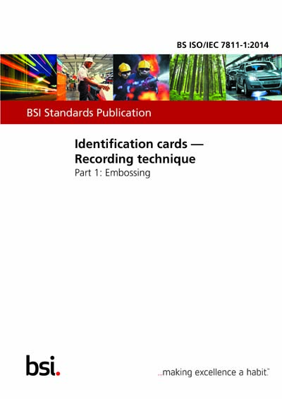 Standards PDF Cover Page