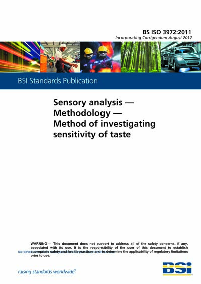 Standards PDF Cover Page