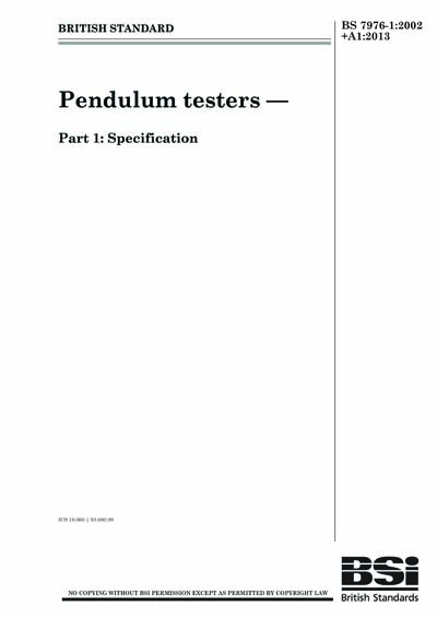 Standards PDF Cover Page
