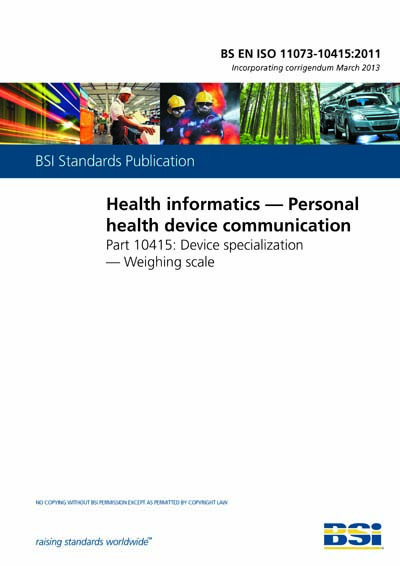 Standards PDF Cover Page