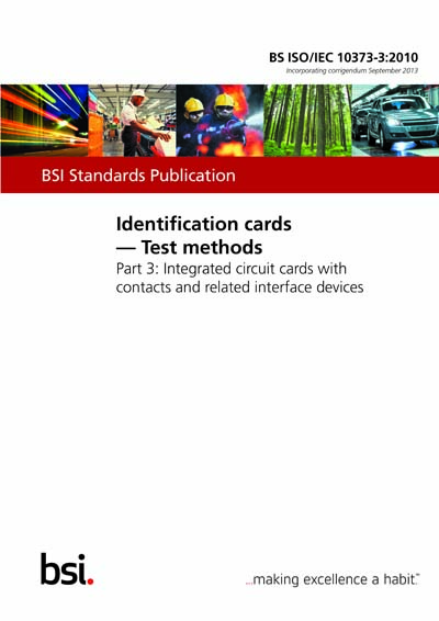 Standards PDF Cover Page