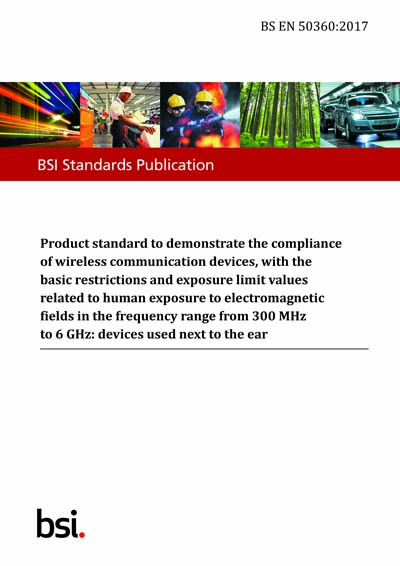Standards PDF Cover Page