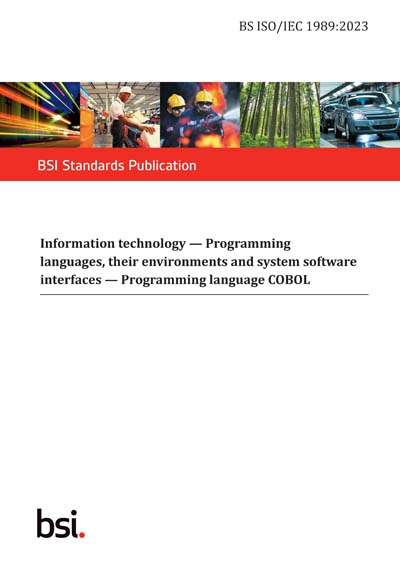 Standards PDF Cover Page