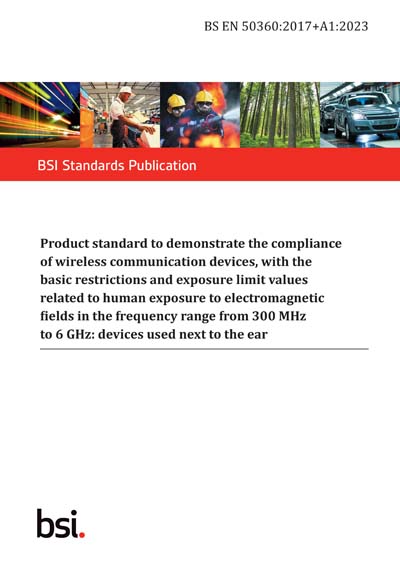 Standards PDF Cover Page
