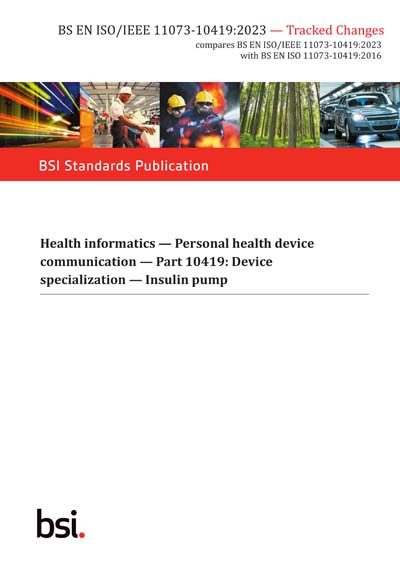 Standards PDF Cover Page