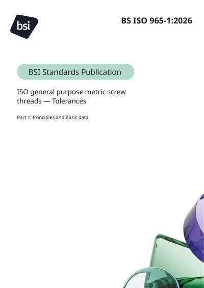 Standards PDF Cover Page