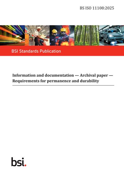 Standards PDF Cover Page