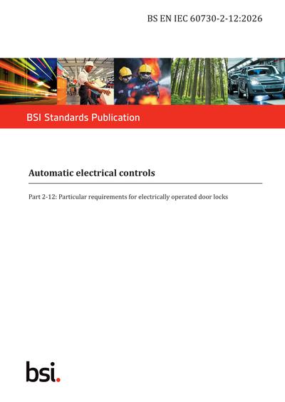 Standards PDF Cover Page