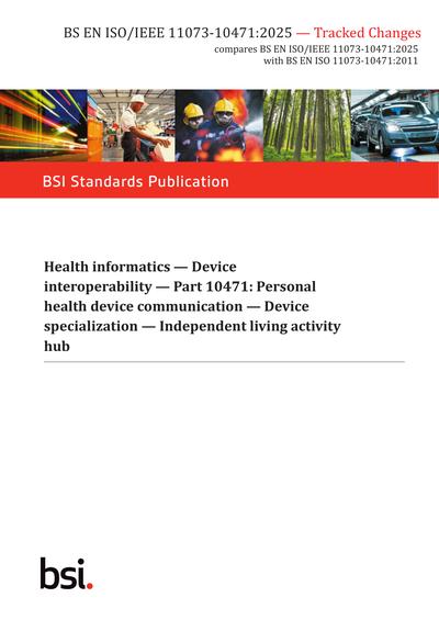 Standards PDF Cover Page