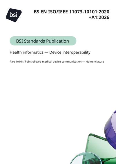 Standards PDF Cover Page