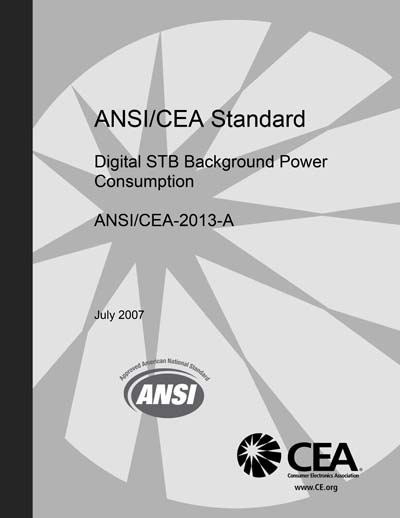 Standards PDF Cover Page