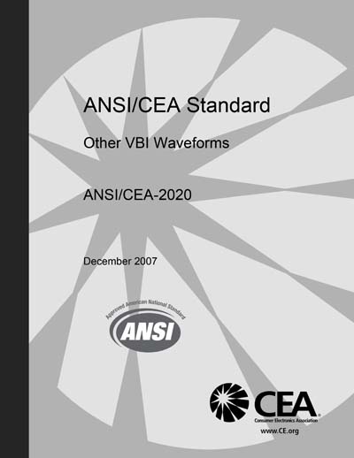 Standards PDF Cover Page