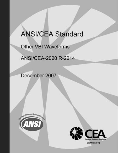 Standards PDF Cover Page
