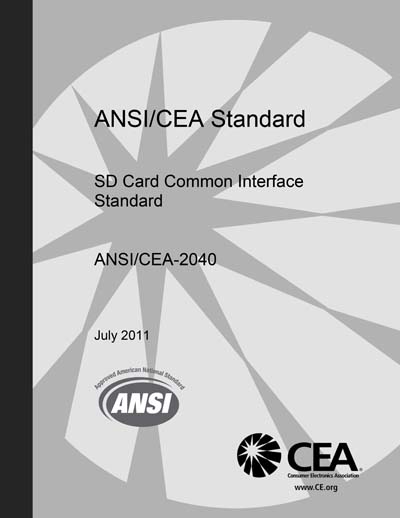 Standards PDF Cover Page