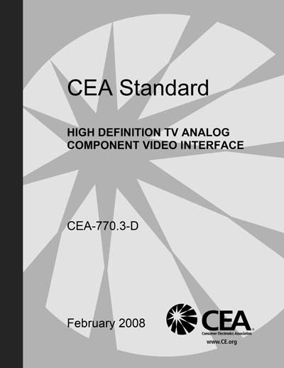 Standards PDF Cover Page
