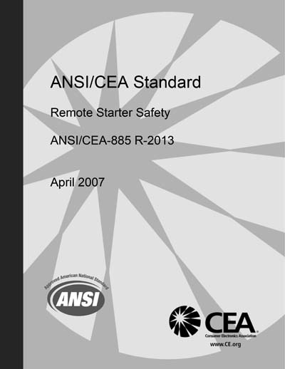 Standards PDF Cover Page