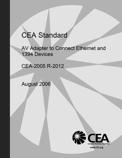 Standards PDF Cover Page