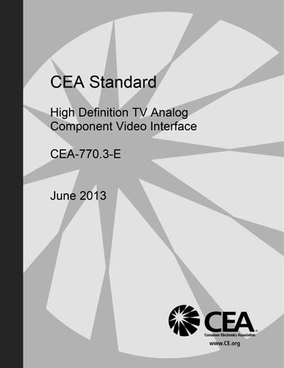 Standards PDF Cover Page