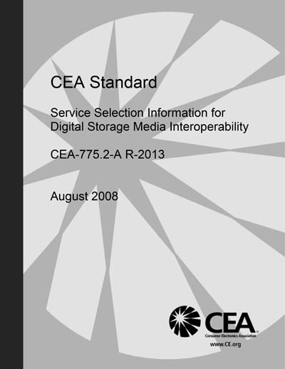 Standards PDF Cover Page