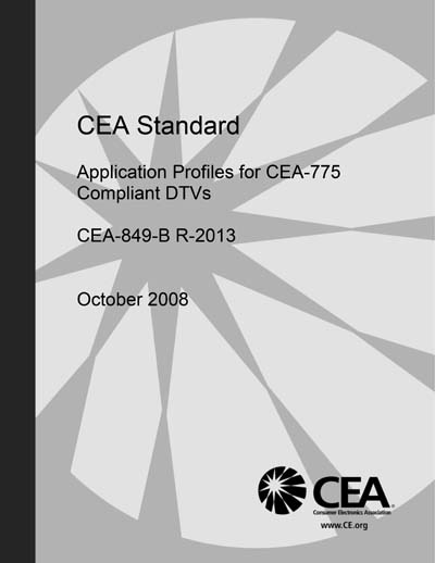 Standards PDF Cover Page