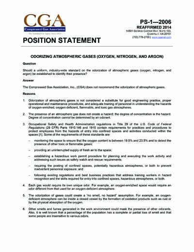 Standards PDF Cover Page