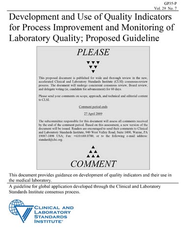 Standards PDF Cover Page