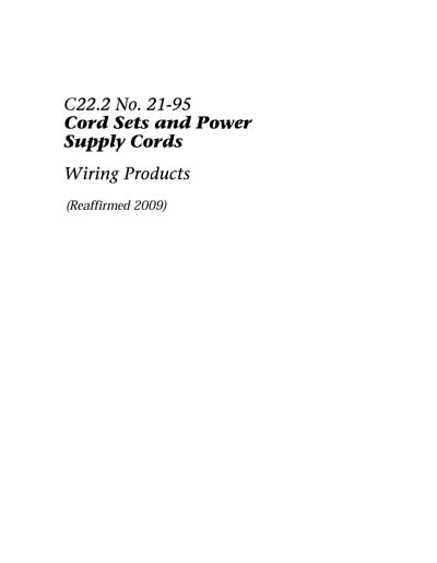Standards PDF Cover Page