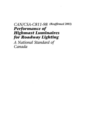 Standards PDF Cover Page