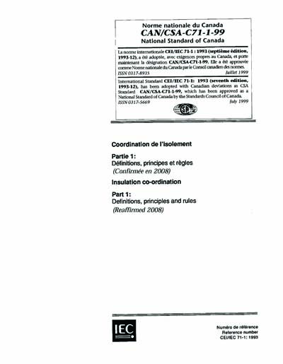 Standards PDF Cover Page