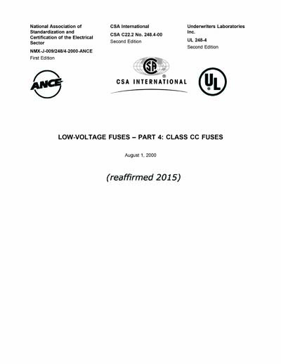 Standards PDF Cover Page
