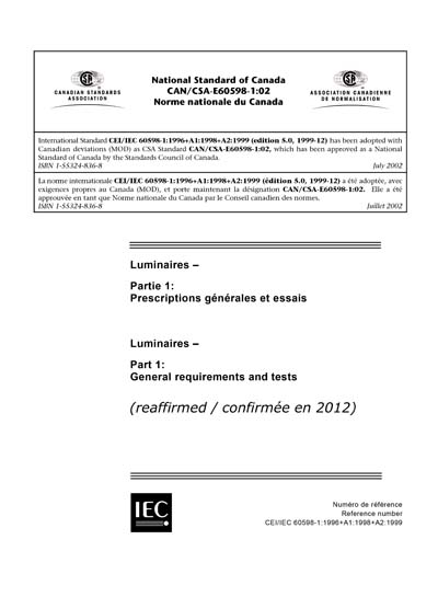 Standards PDF Cover Page