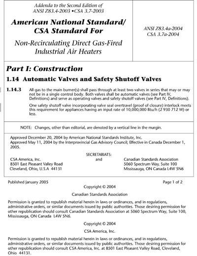 Standards PDF Cover Page