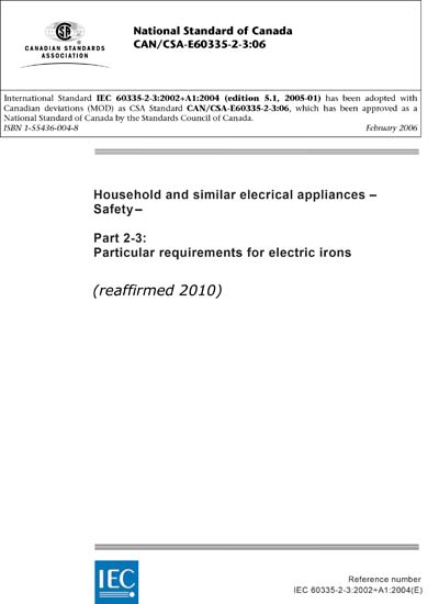 Standards PDF Cover Page