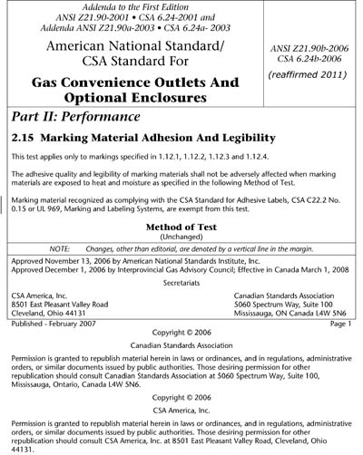 Standards PDF Cover Page