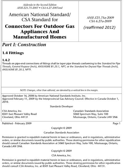 Standards PDF Cover Page