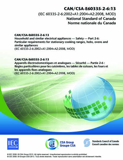 CAN/CSA E60335-2-6-2013 - CAN/CSA-E60335-2-6:13 - Safety of household ...