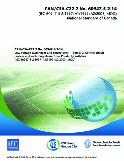 Standards PDF Cover Page