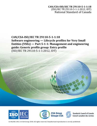 CAN/CSA ISO/IEC TR 29110-5-1-1-2018 - Software engineering - Lifecycle ...