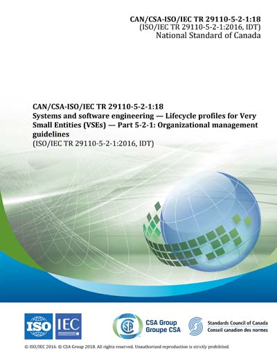 CAN/CSA ISO/IEC TR 29110-5-2-1-2018 - Systems and software engineering ...