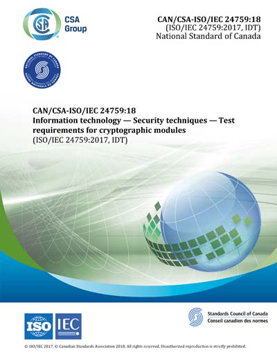 Standards PDF Cover Page