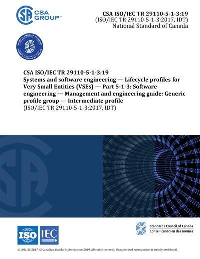CSA ISO/IEC TR 29110-5-1-3-2019 - Systems and software engineering ...
