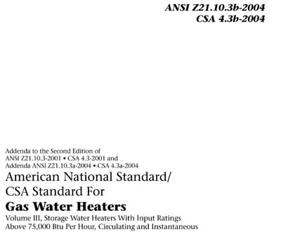 ANSI Z21.10.3b-2004/CSA 4.3b-2004 - Addenda 2 to ANSI Z21.10.3-2001/CSA ...