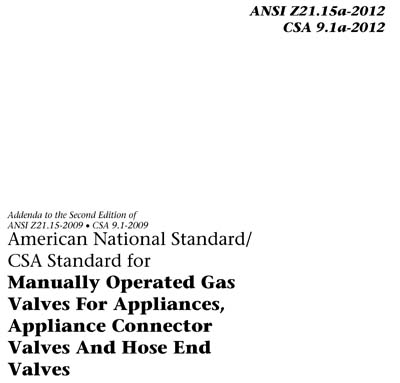 Standards PDF Cover Page