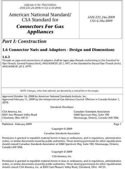 Standards PDF Cover Page