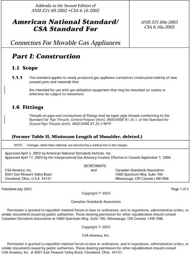Standards PDF Cover Page